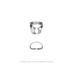 Clamp Hu Friedy Satin Steel Nº25