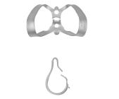 Clamp Hu Friedy Satin Steel Nº9