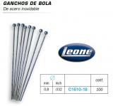Ganchos de Bola Leone 0,8 mm